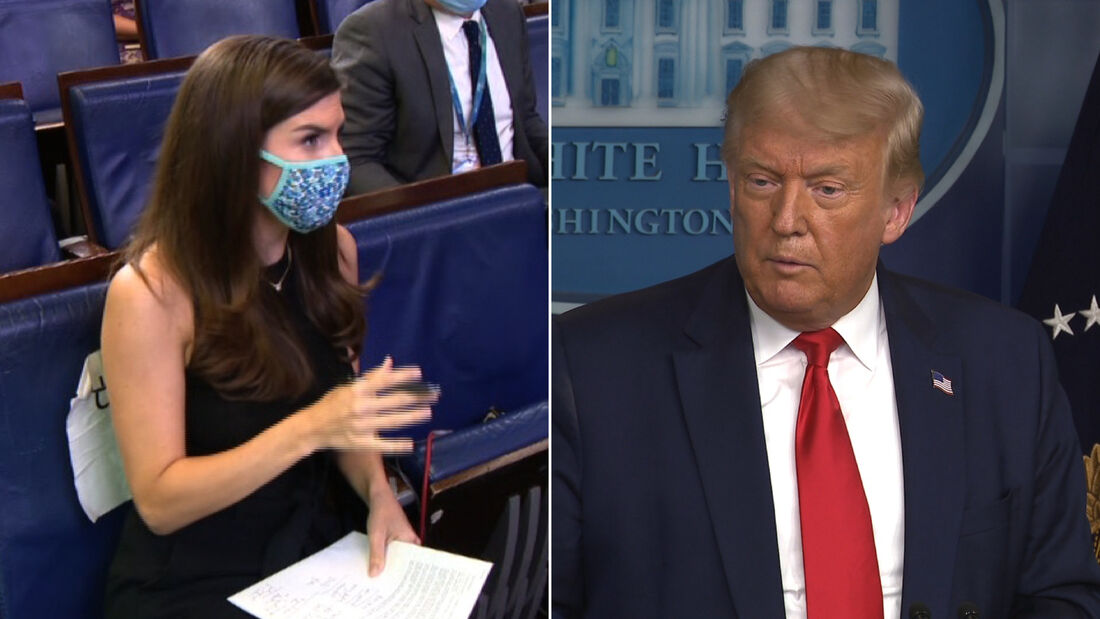 Trump vs CNN reporter
